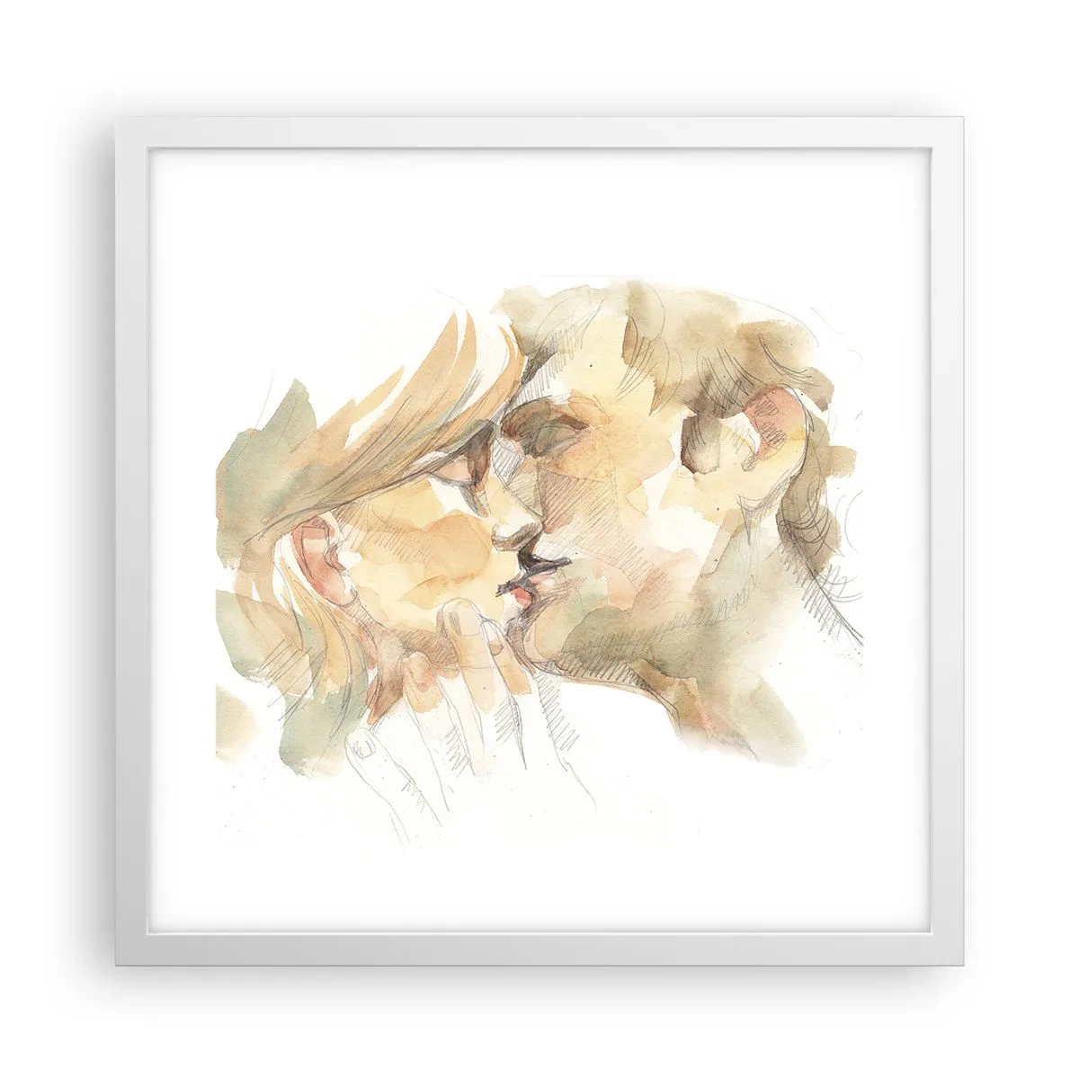 Poszter fekete keretben - Meglelt másik fél? - 40x40 cm