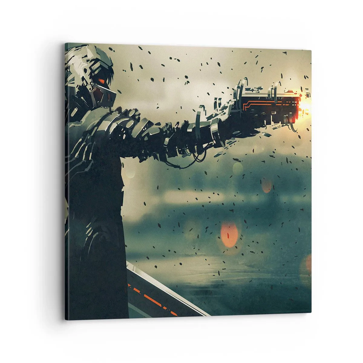 Vászonkép - Halálos fegyver – A saját Terminátor - 70x70 cm