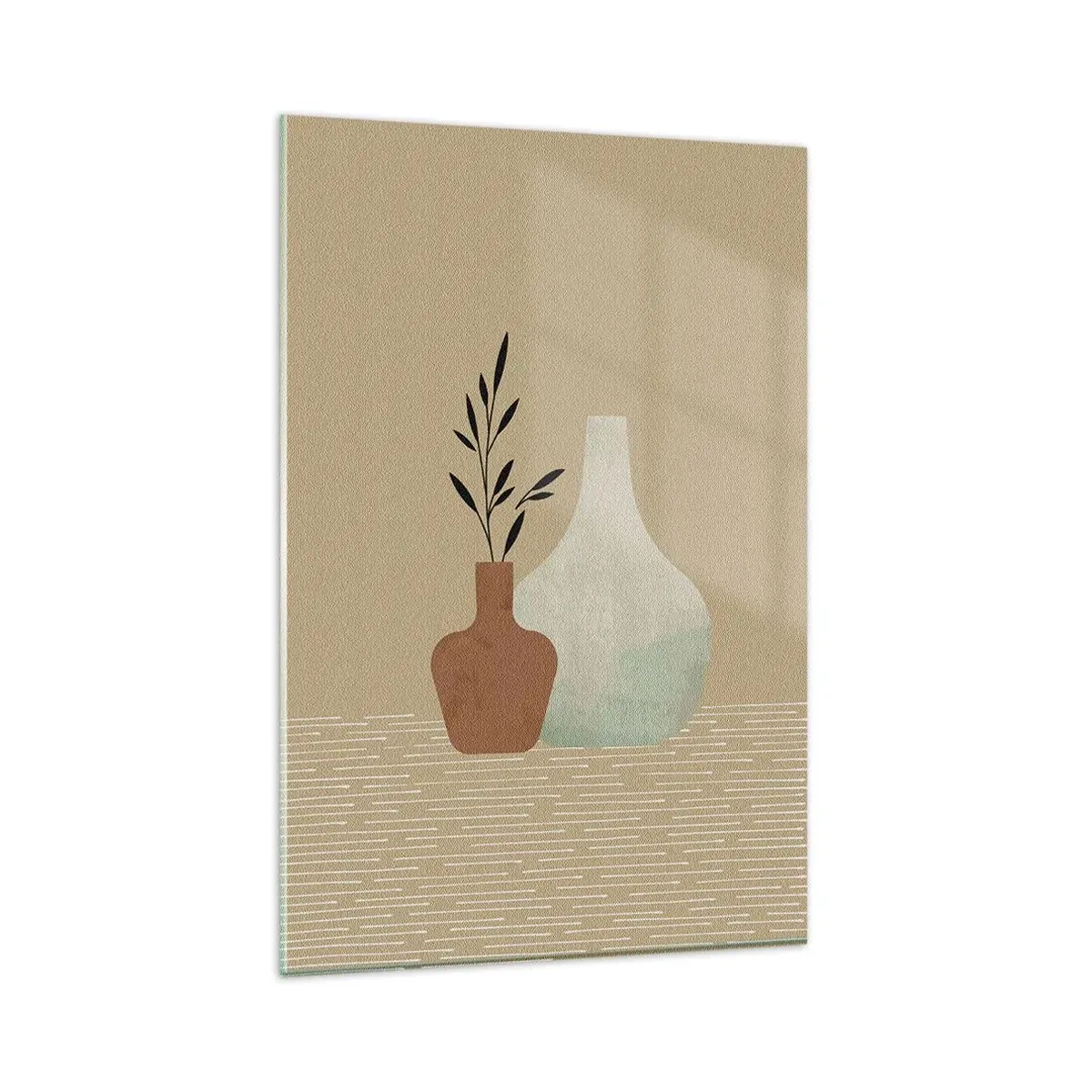 Üveg kép - Váza és annak ideája - 80x120 cm
