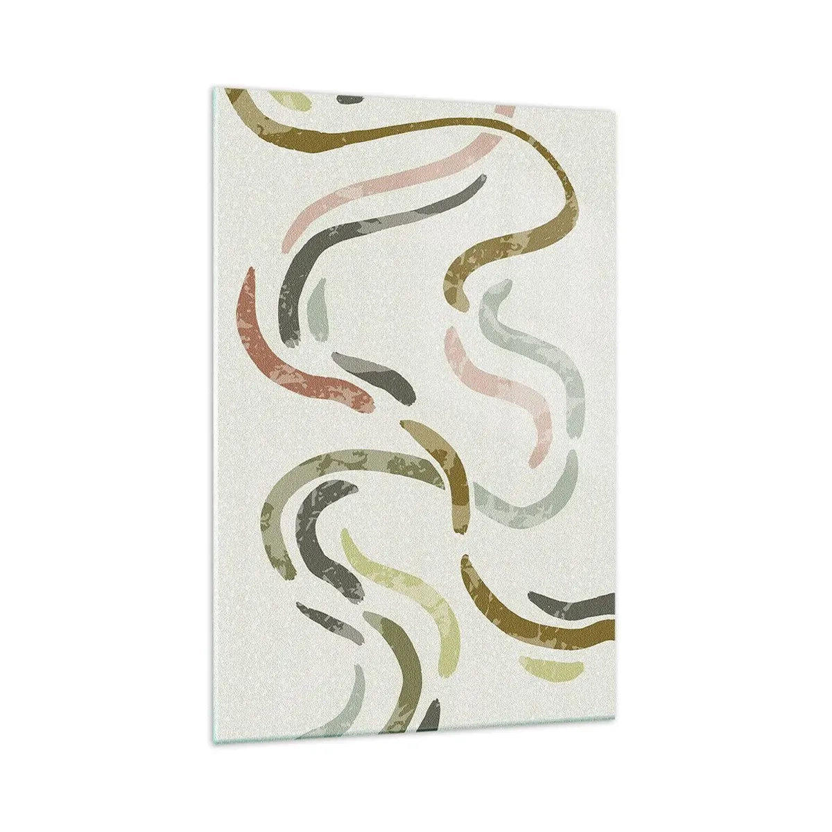 Üveg kép - Az absztrakció vidám tánca - 70x100 cm