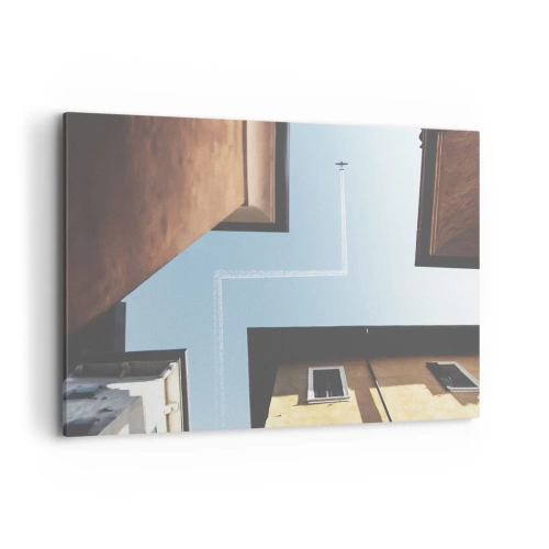 Vászonkép - A városi labirintus felett - 120x80 cm