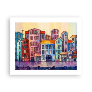 Poszter - Egy város, mint egy tündérmese - 50x40 cm