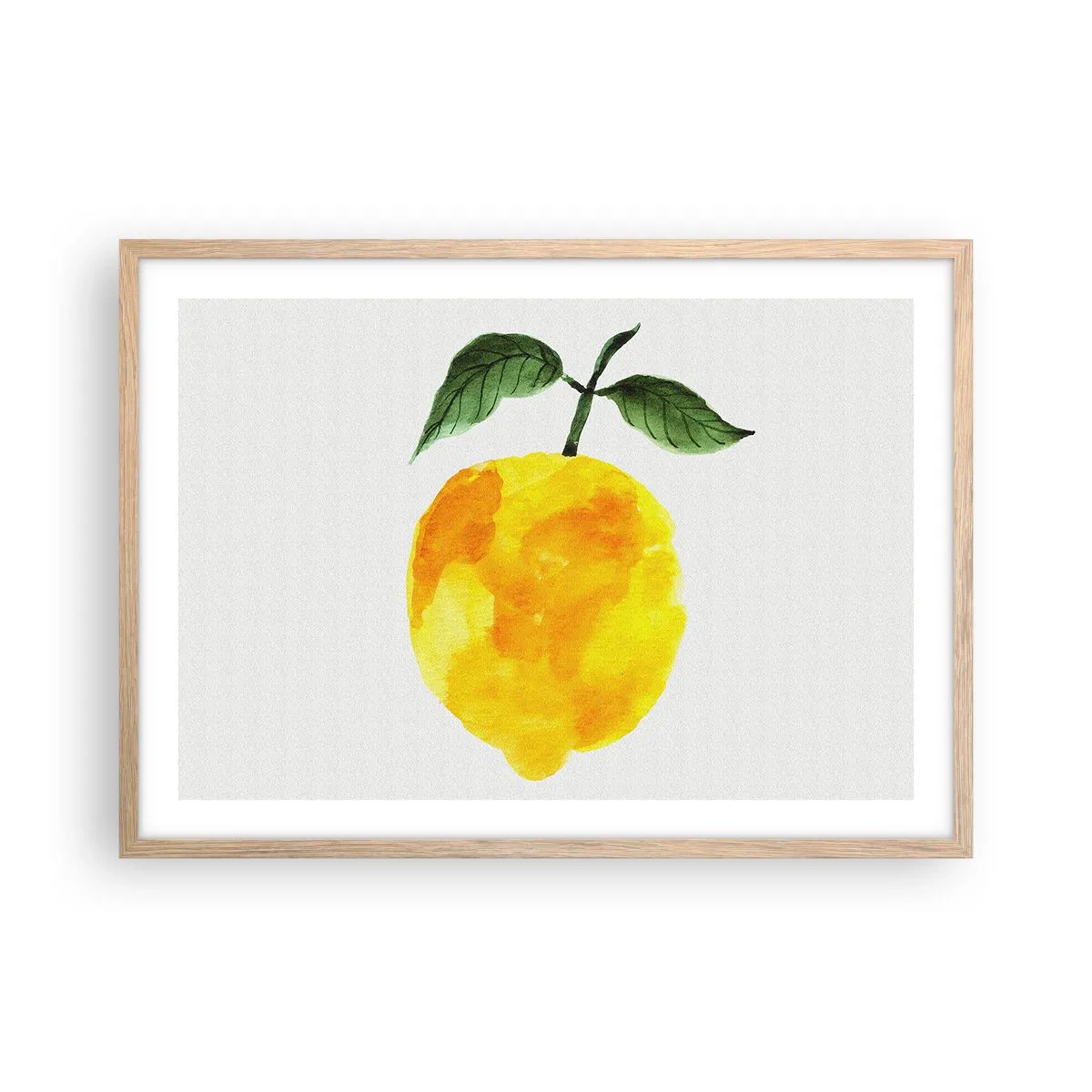 Poszter világos tölgy keretben - Hogyan ismerjük meg a nap ízét - 70x50 cm