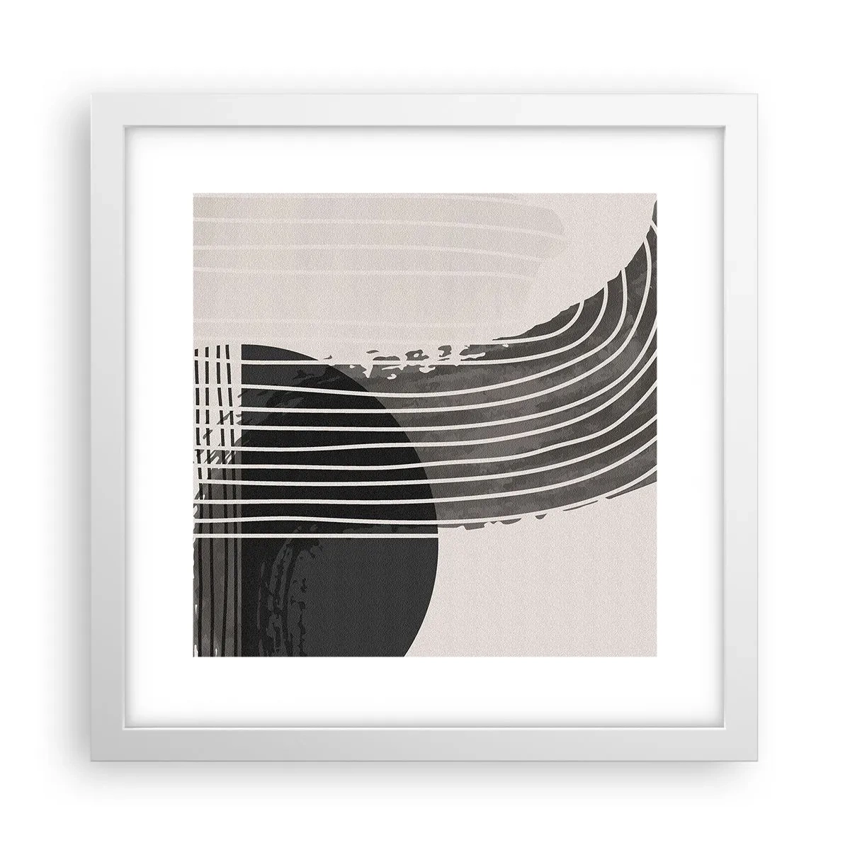 Poszter fekete keretben - Oda és vissza - 30x30 cm