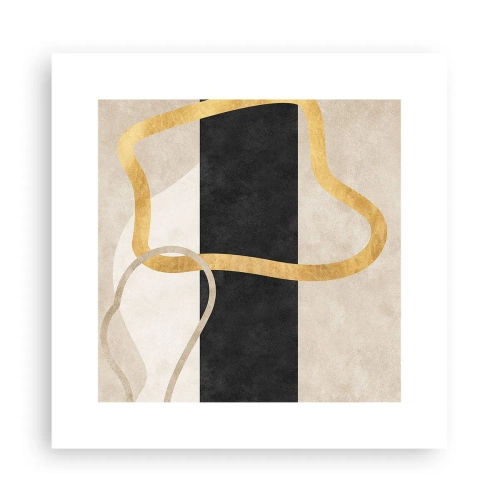 Poszter - Hurkolt formák - 30x30 cm