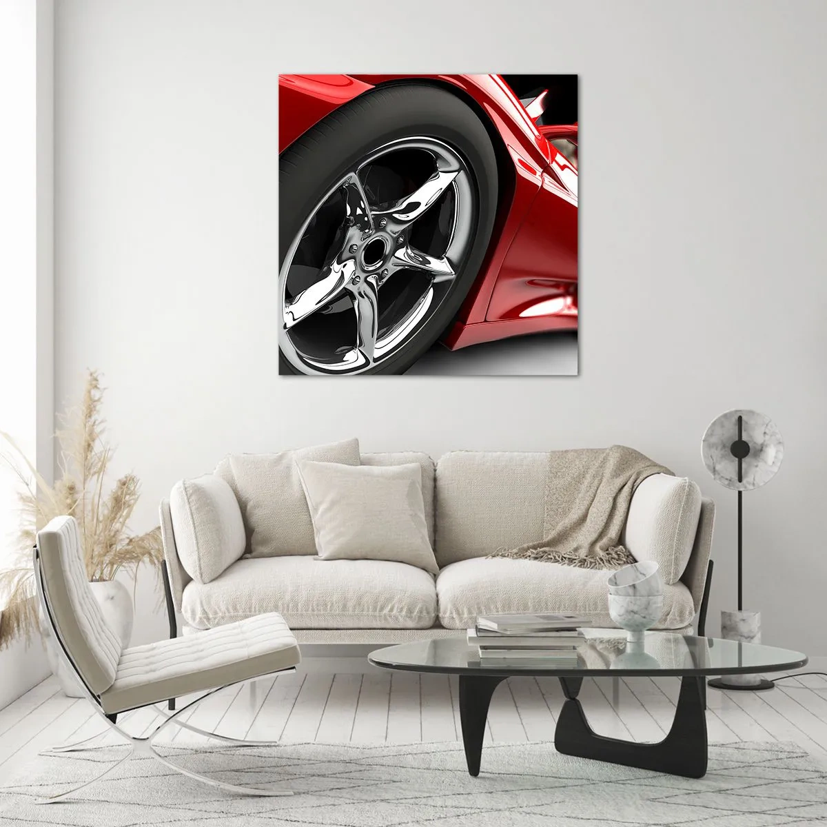 Üveg kép - Gyorsaságnak született - 70x70 cm