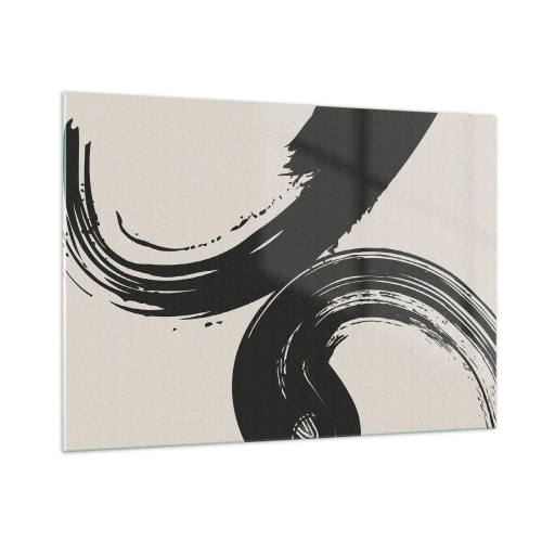 Üveg kép - Söprő és körkörös - 100x70 cm