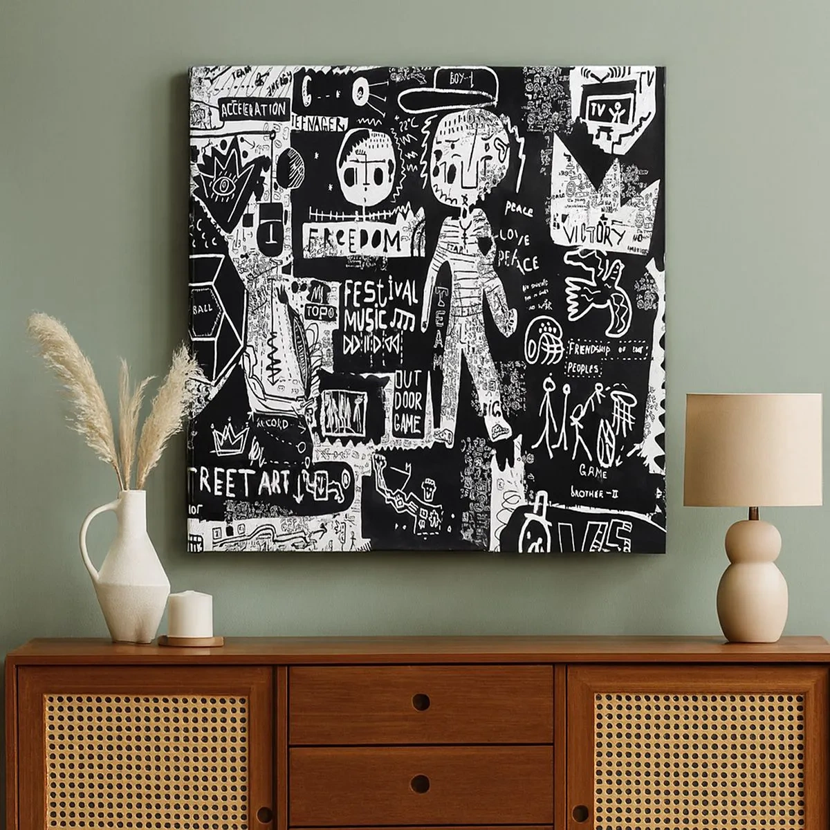 Vászonkép - A szellemi fiatalság törvényei és örömei - 30x30 cm