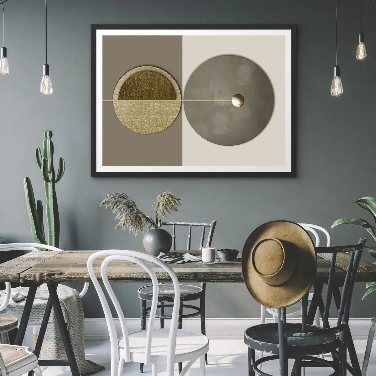 Poszter fehér keretben - Tökéletes egyensúly - 91x61 cm