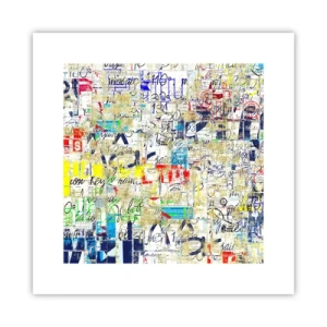 Poszter - Egyszerűen tetszik a szemnek - 30x30 cm