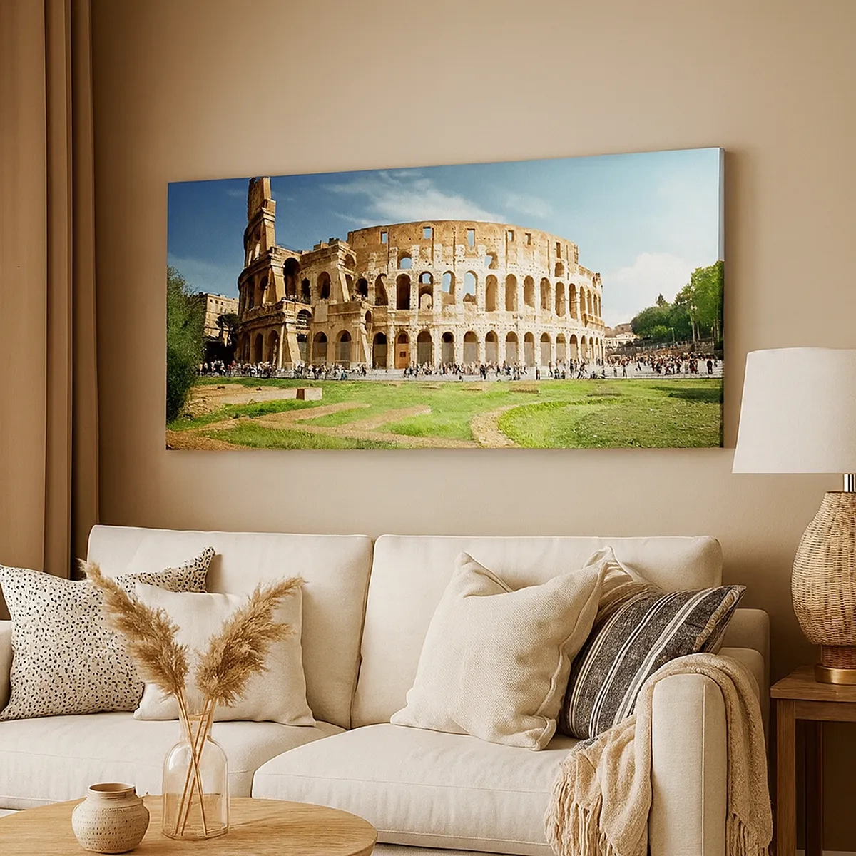 Vászonkép - Még mindig halljuk a pisztoly csörömpölését - 30x30 cm