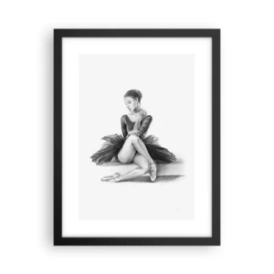 Poszter fehér keretben - A tánccal elvarázsolva - 30x40 cm