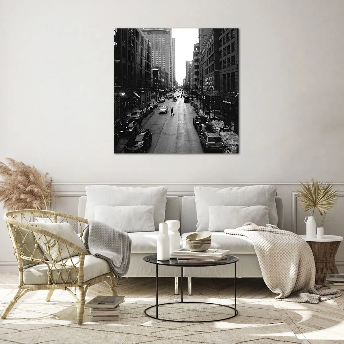 Üveg kép - Egy újabb nap, mint minden más nap - 70x70 cm