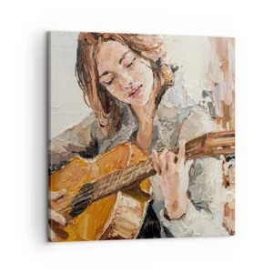 Vászonkép - Koncert gitárra és egy lány szívére - 60x60 cm