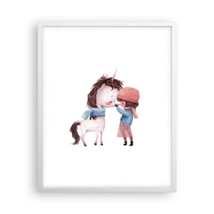 Poszter fekete keretben - Téli mese - 40x50 cm