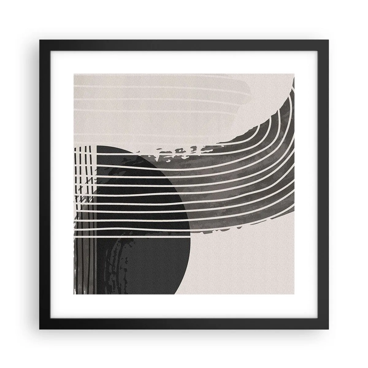 Poszter fehér keretben - Oda és vissza - 40x40 cm