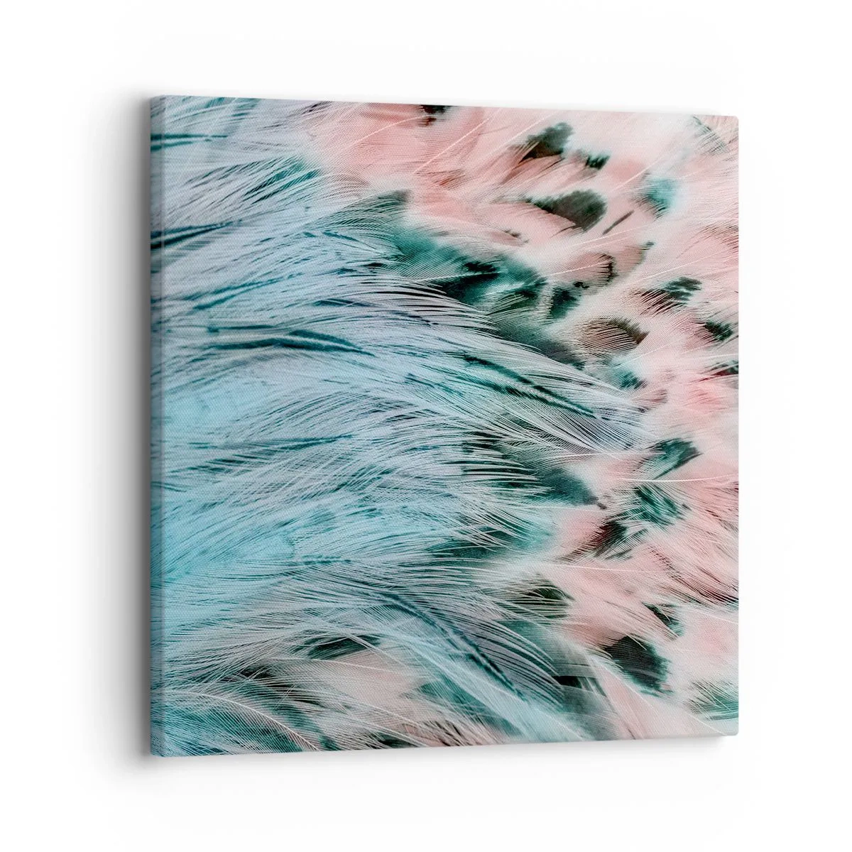 Vászonkép - Zafír rózsaszín pehely - 30x30 cm