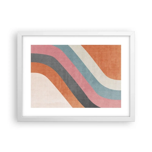 Poszter fekete keretben - Diagonális kompozíció - mozgás - 40x30 cm