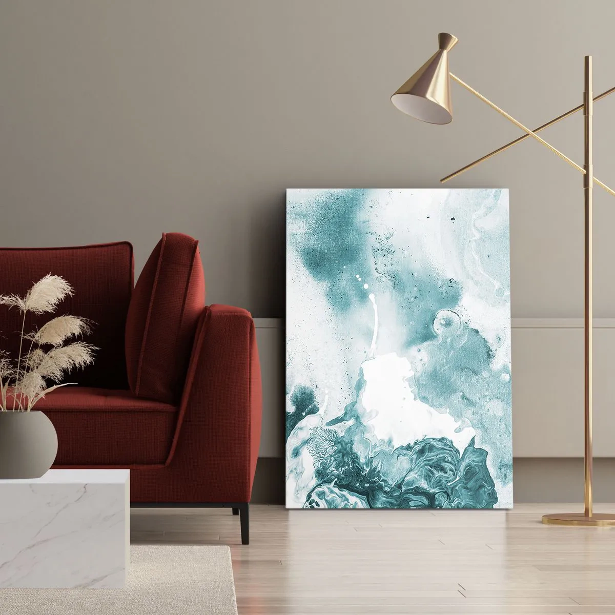 Vászonkép - Kék holtágai - 50x70 cm
