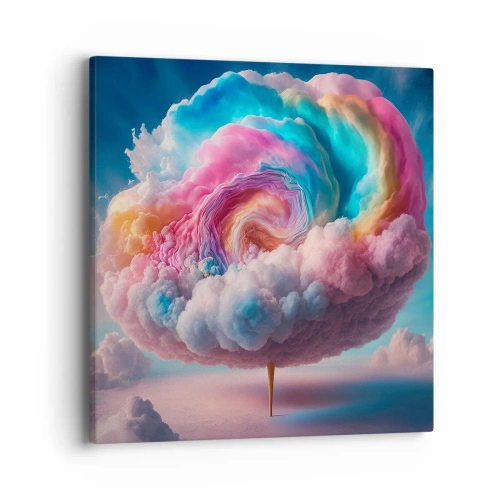 Vászonkép - Álom egy vidámparkról - 40x40 cm