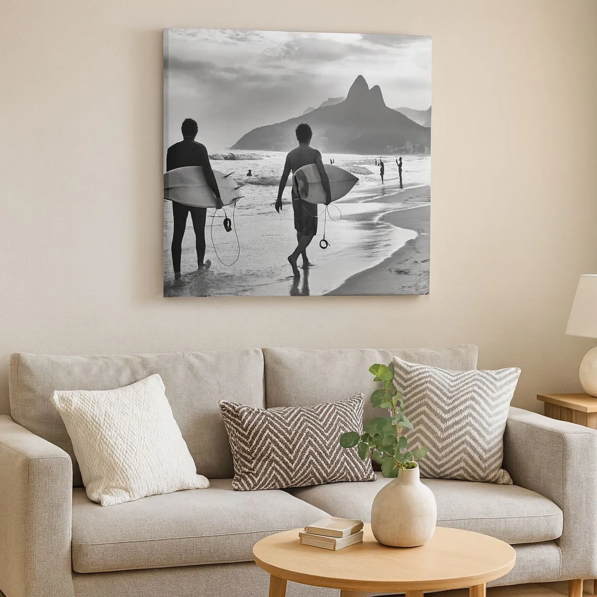 Vászonkép - Egyhullámú szamba - 30x30 cm