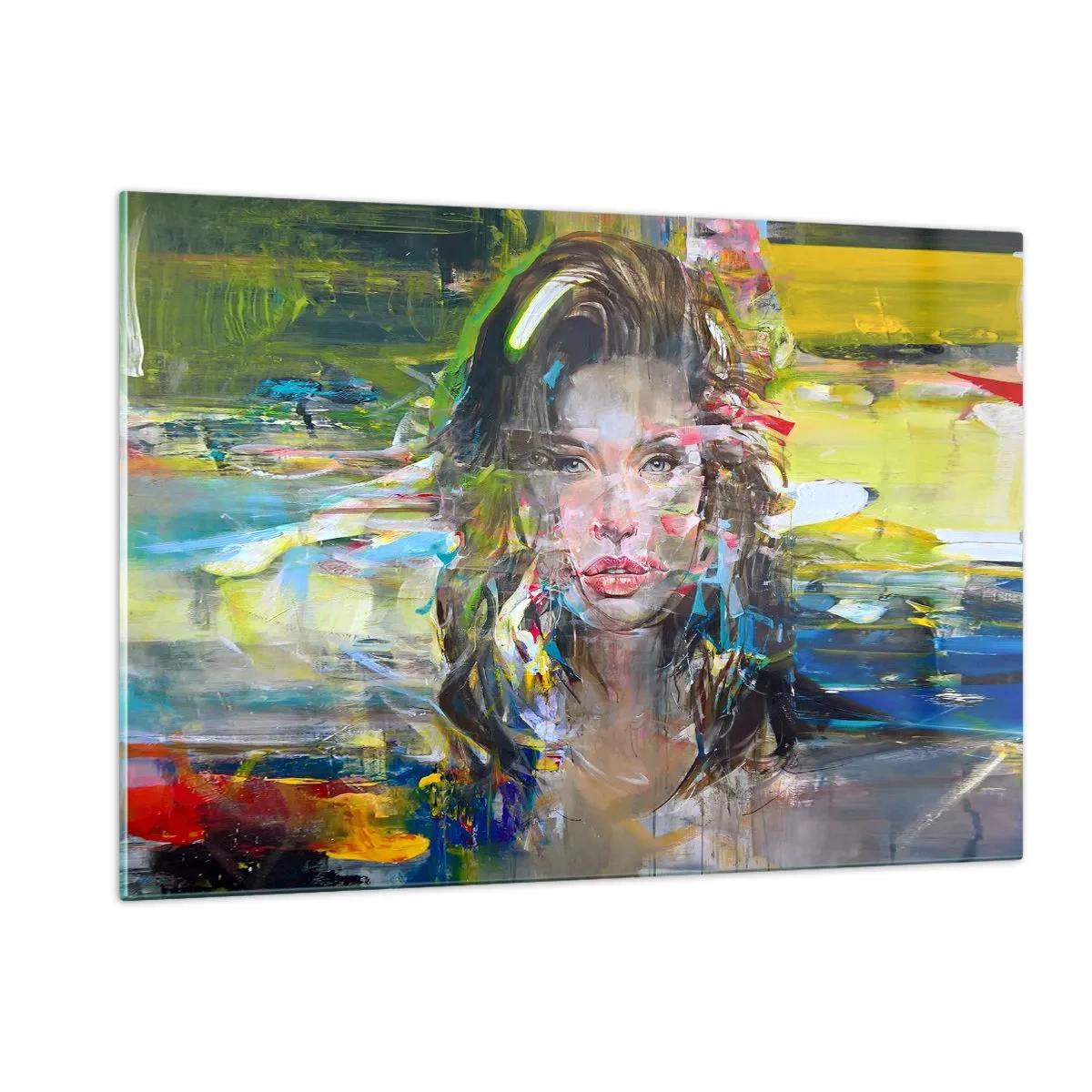 Üveg kép - A levegő függöny mögött - 120x80 cm