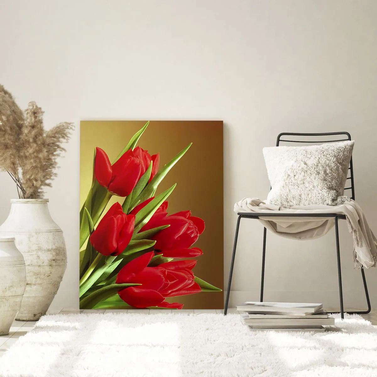 Üveg kép - Egy csokor tavaszi öröm - 50x70 cm