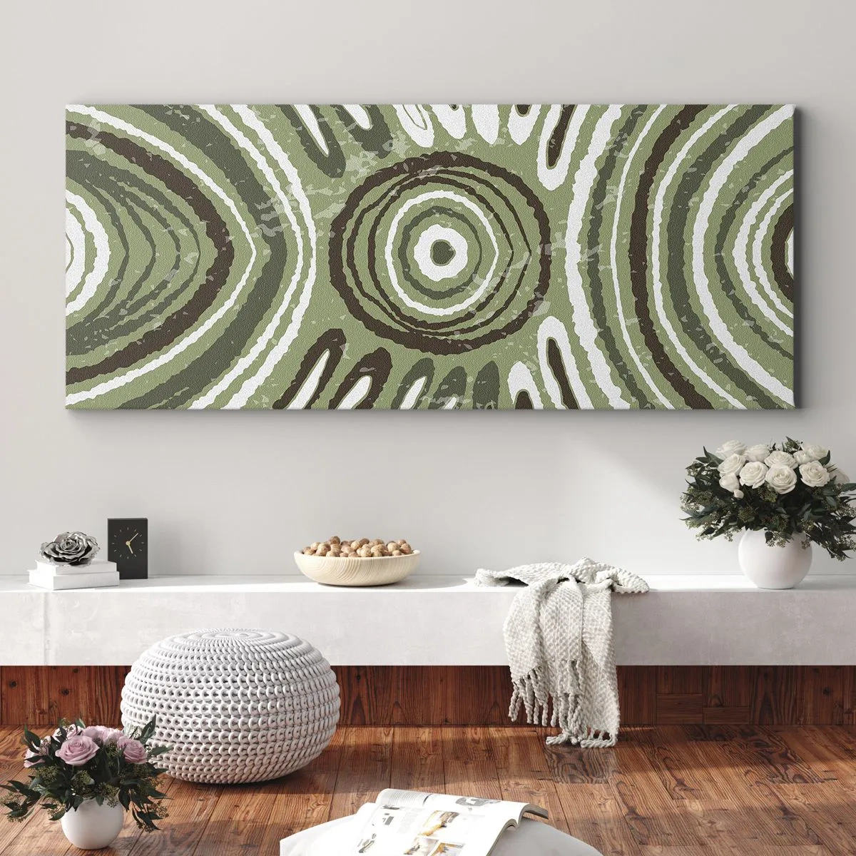 Vászonkép - Az érzelmek robbanása - 100x40 cm