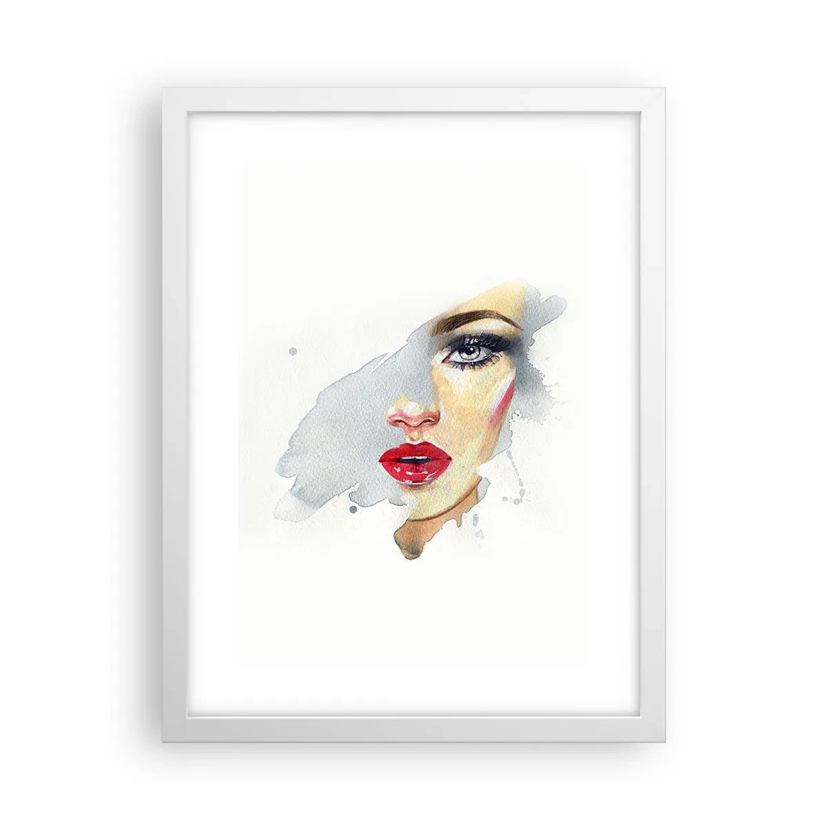 Poszter fekete keretben - Egy vízcsepp tükörkép  - 30x40 cm