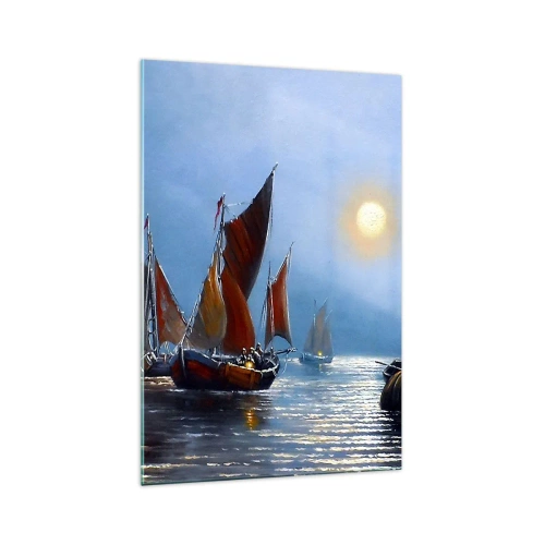 Üveg kép - Éjszakai fogás - 70x100 cm