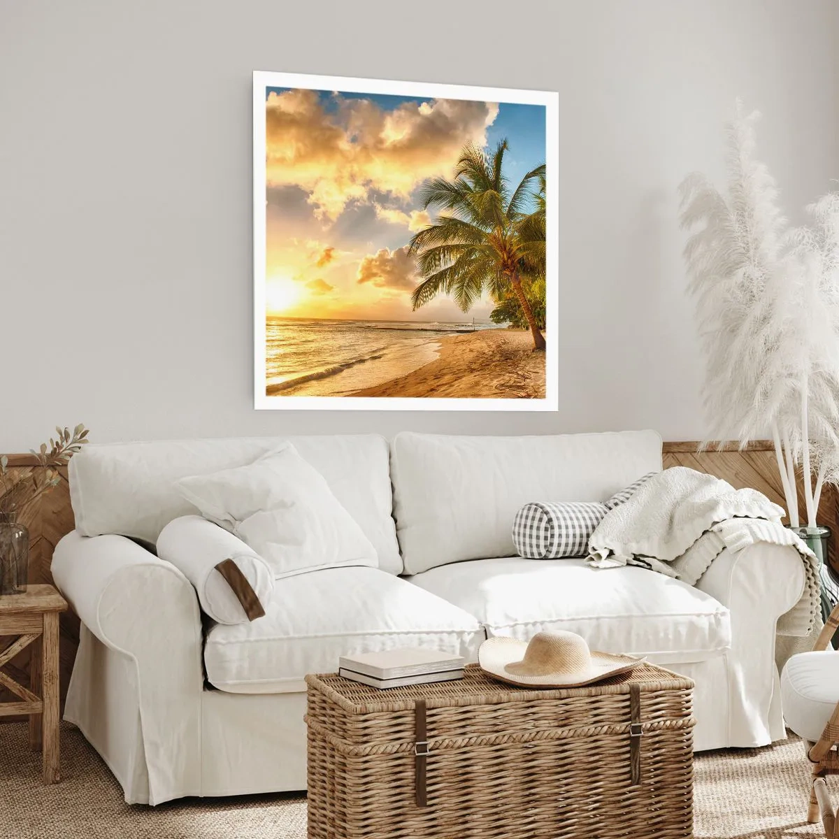 Poszter - Örök nyár, mindig vakáció - 40x40 cm