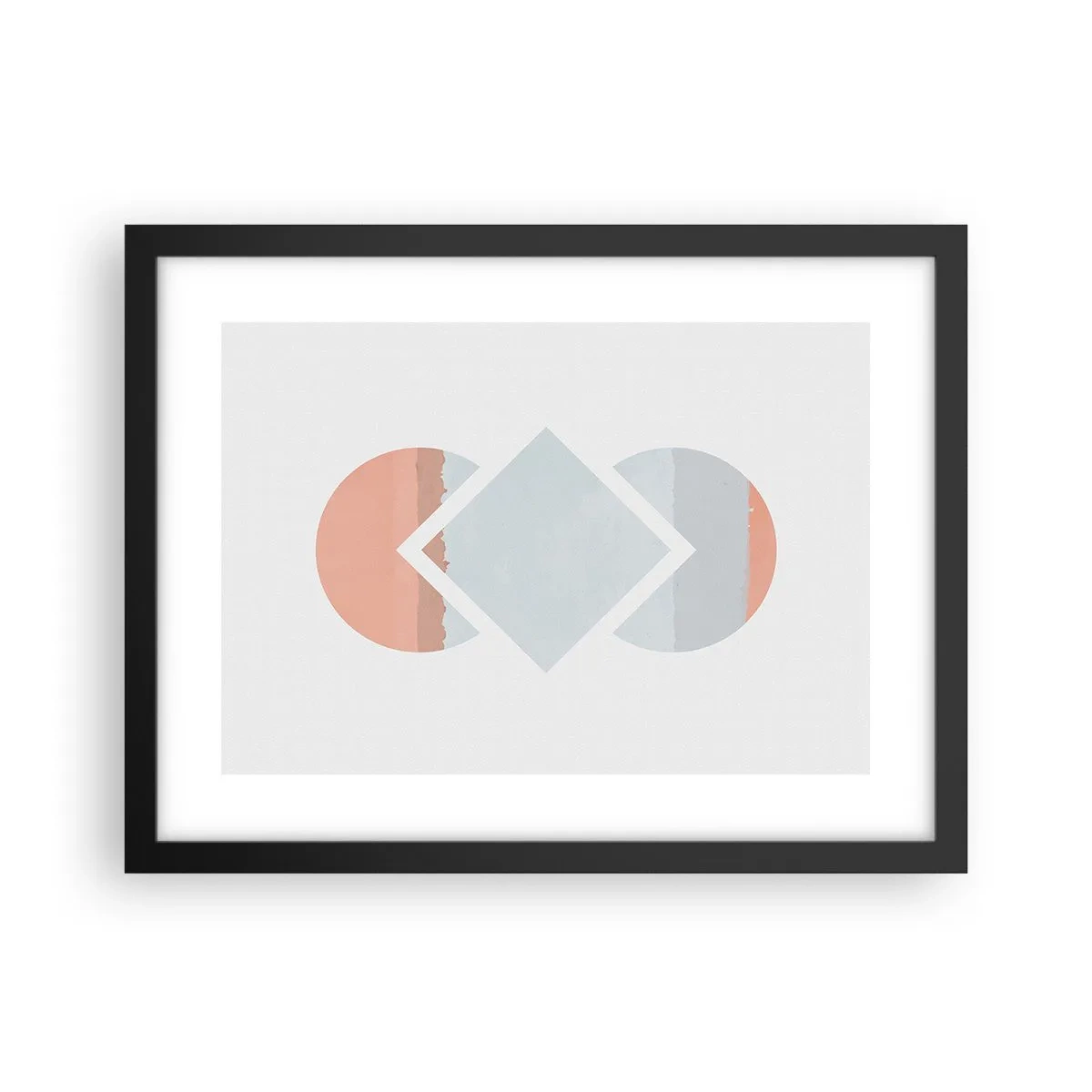 Poszter fehér keretben - A helyzet egyértelmű - 40x30 cm