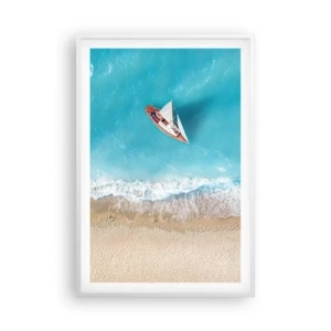 Poszter fekete keretben - A kék és az arany határán - 61x91 cm