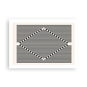 Poszter - Geometrikus illúzió - 70x50 cm