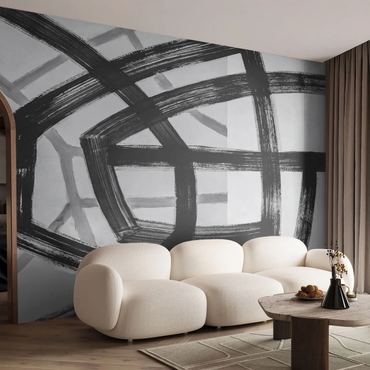 Fotótapéta Premium Sand - Mélység építése - kötőjelek, Darab, Modern - 100x70 cm