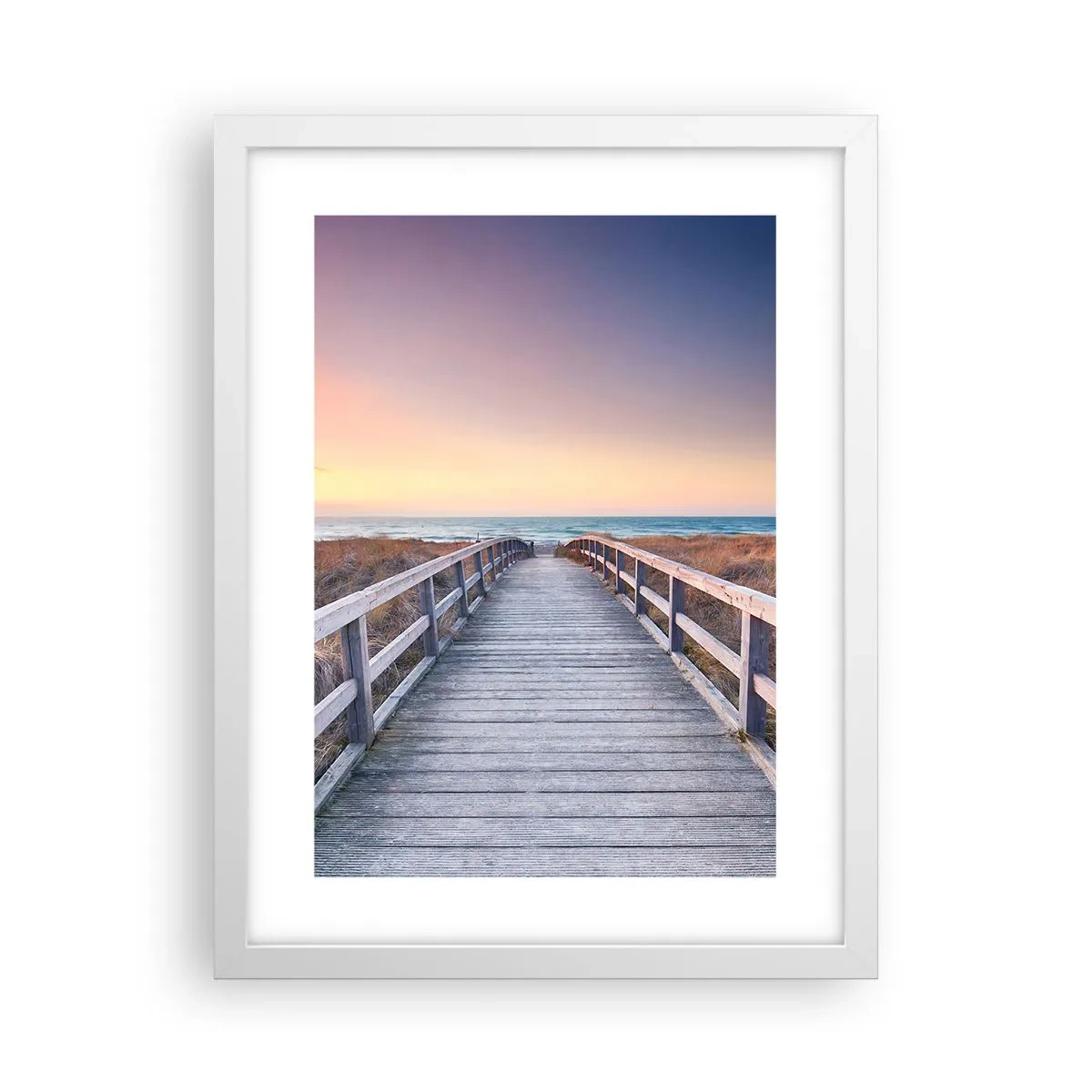 Poszter fekete keretben - Balti esti aurora - 30x40 cm