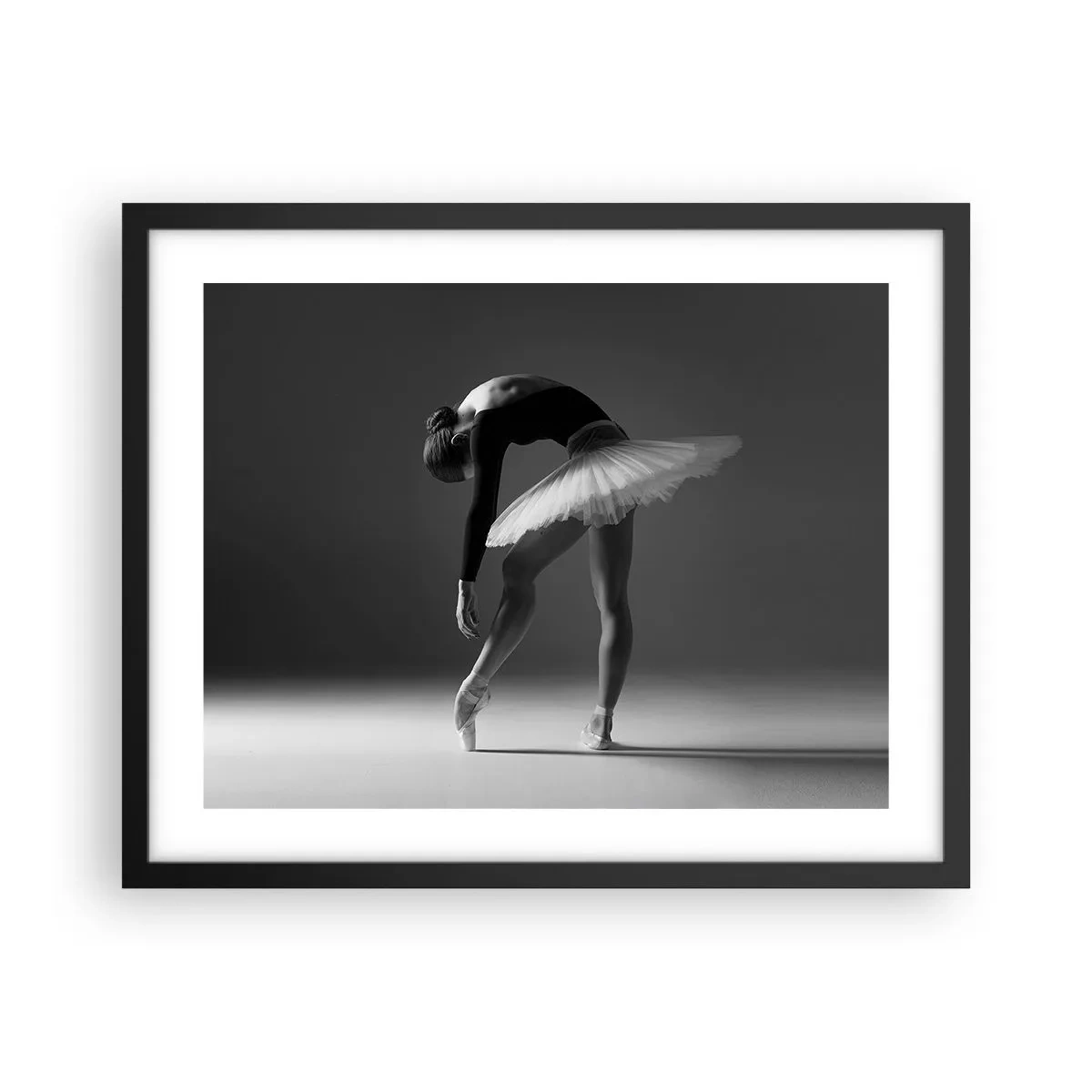 Poszter fehér keretben - Bella balerina - 50x40 cm