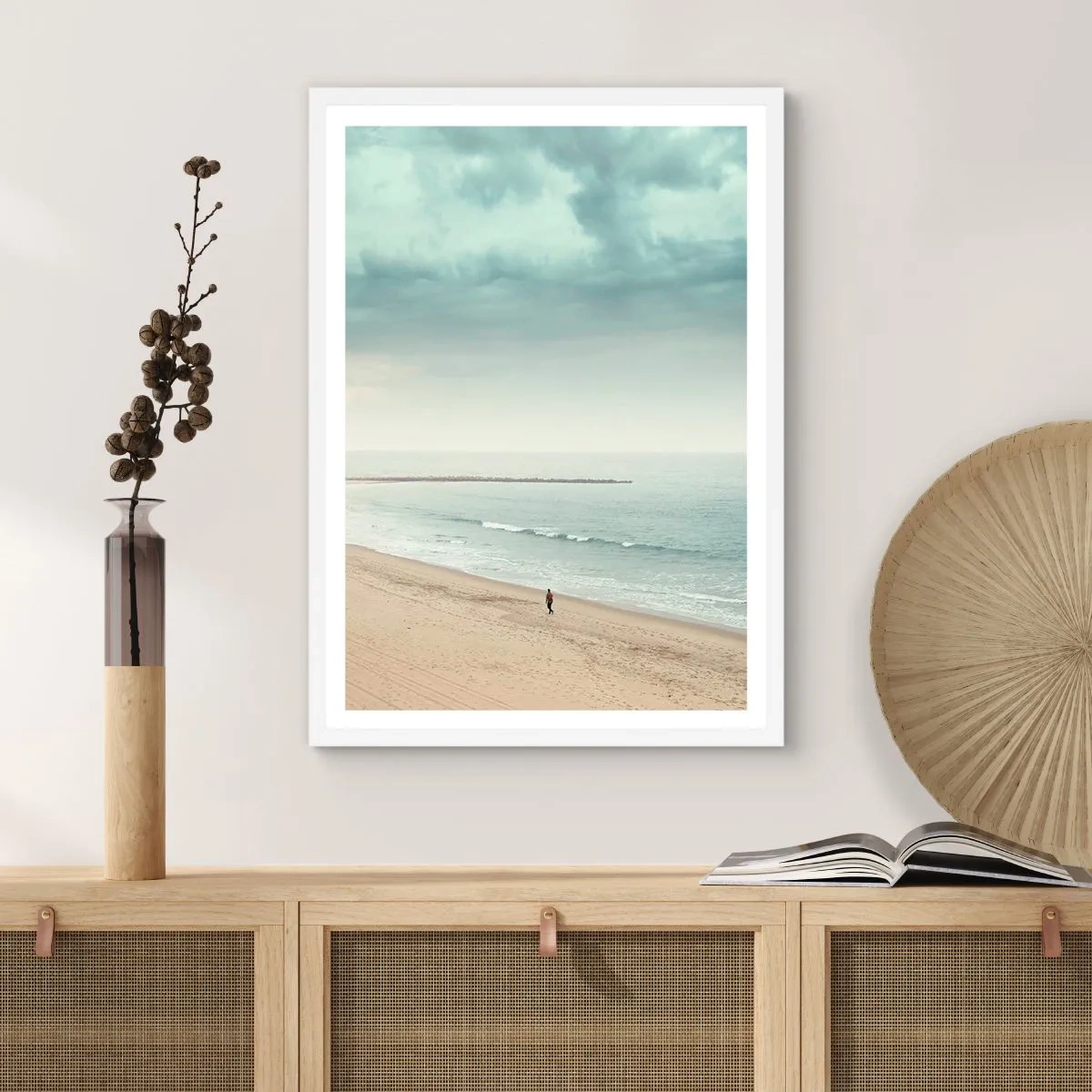 Poszter fekete keretben - A békét keresve - 61x91 cm