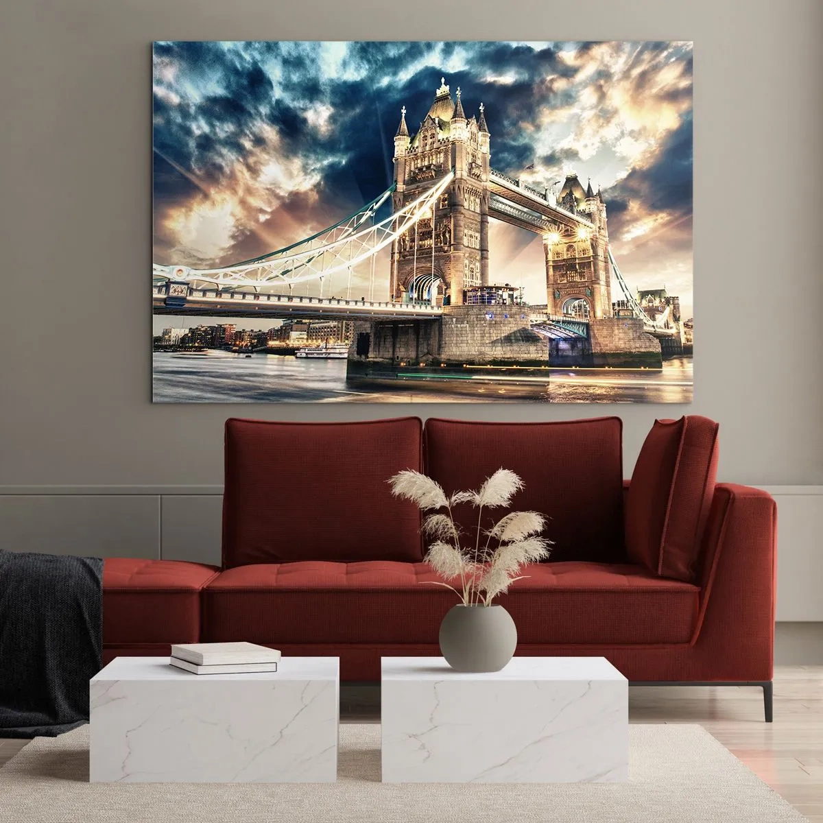 Üveg kép - A viktoriánus birodalom emlékműve - 120x80 cm