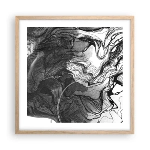 Poszter világos tölgy keretben - Álmokba gabalyodva - 50x50 cm