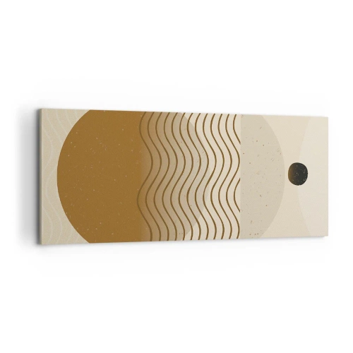 Vászonkép - A geometriai formák eredetéről - 100x40 cm