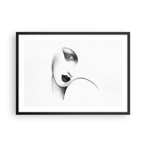 Poszter fehér keretben - Łempicka stílusában - 70x50 cm