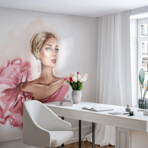 Fotótapéta Standard Eco - Mintha festett lenne… - Nő, Divat, Grafika - 300x210 cm