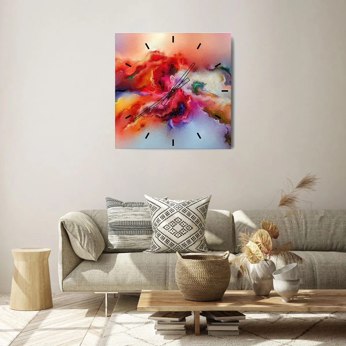 Falióra, Óra - Hogyan lehet elkapni az álmokat - füst - 40x40 cm