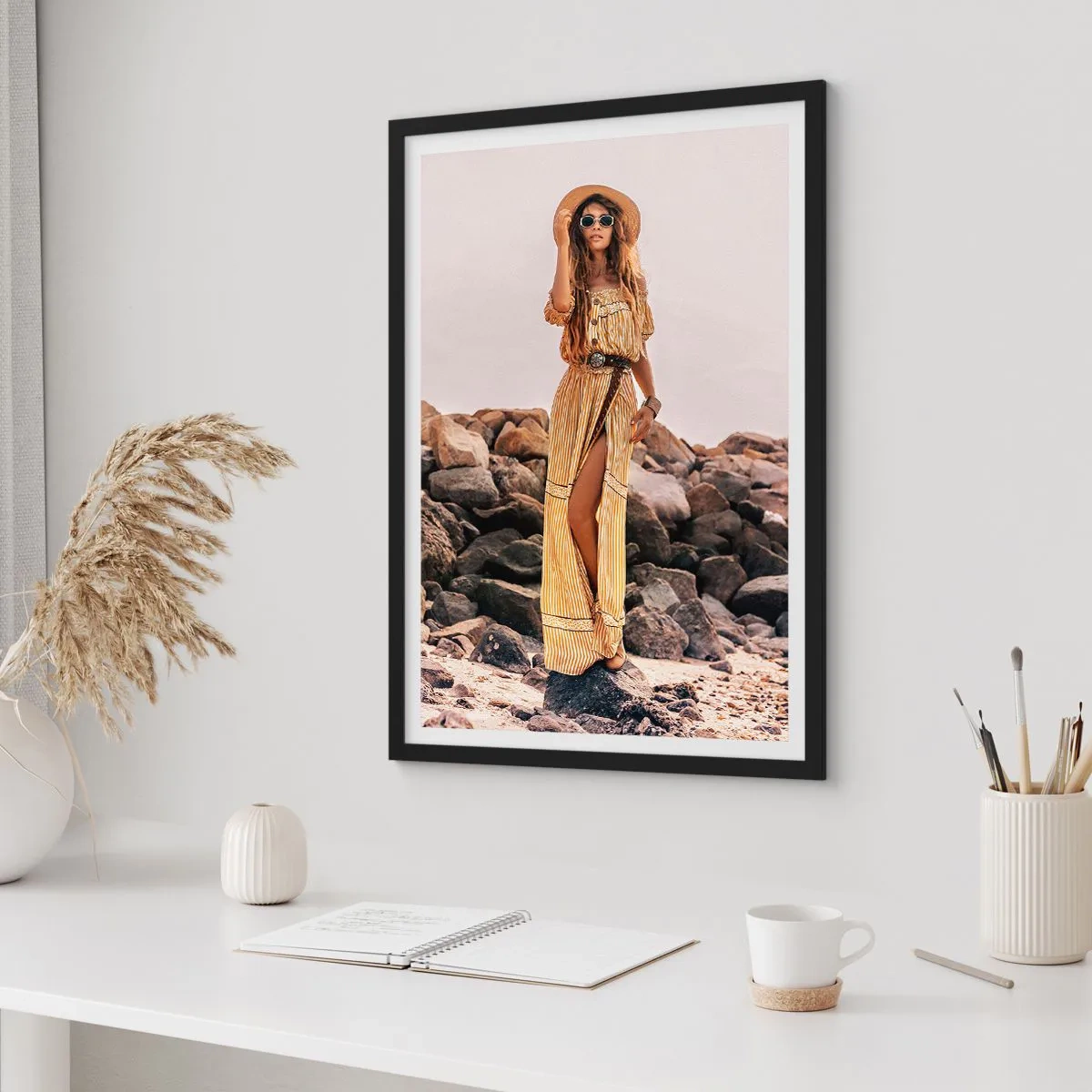 Poszter fehér keretben - A kövek varázsa - 61x91 cm