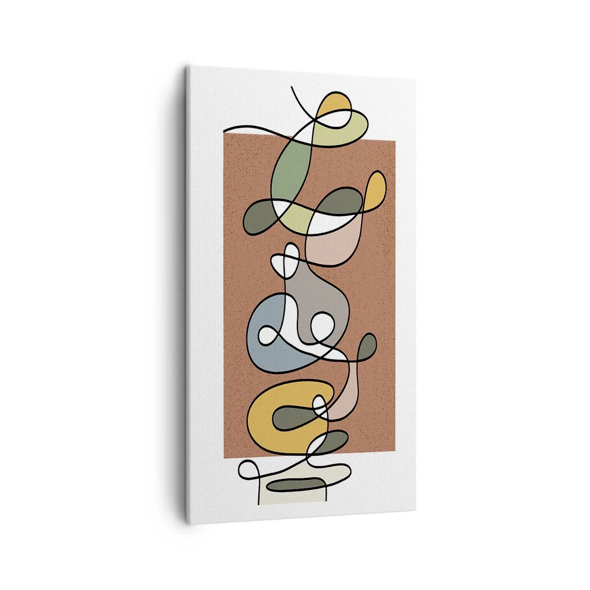 Vászonkép - Egy mosolyt érdemlő absztrakció - 45x80 cm