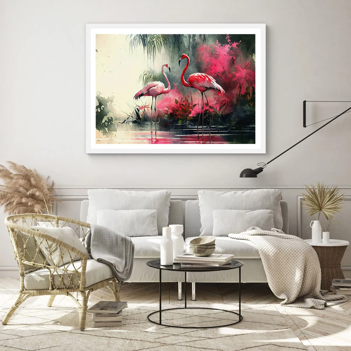 Poszter fekete keretben - Egy lecke a természetes bájról - 70x50 cm