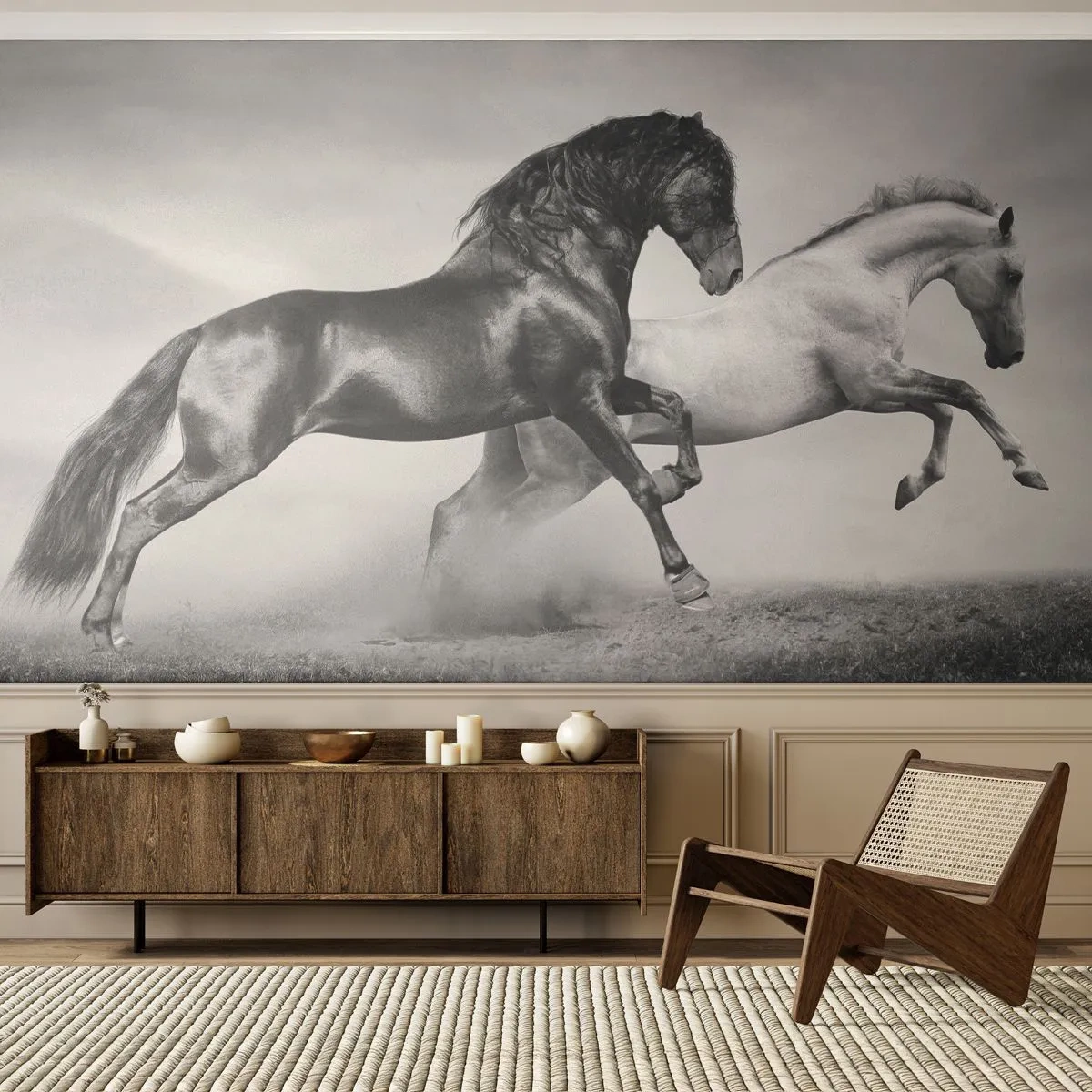 Fotótapéta Standard Eco - Angyalok és démonok - Állatok, Lovak, Természet - 200x140 cm