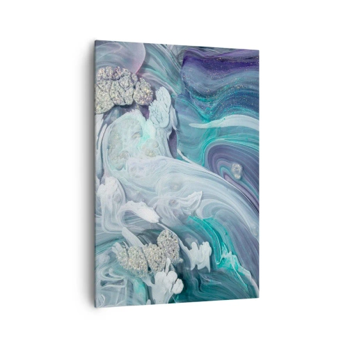 Vászonkép - Kék áramlatok - 70x100 cm