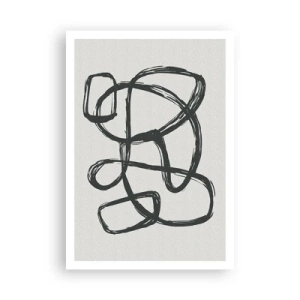 Poszter - Hurkolt absztrakció - 70x100 cm